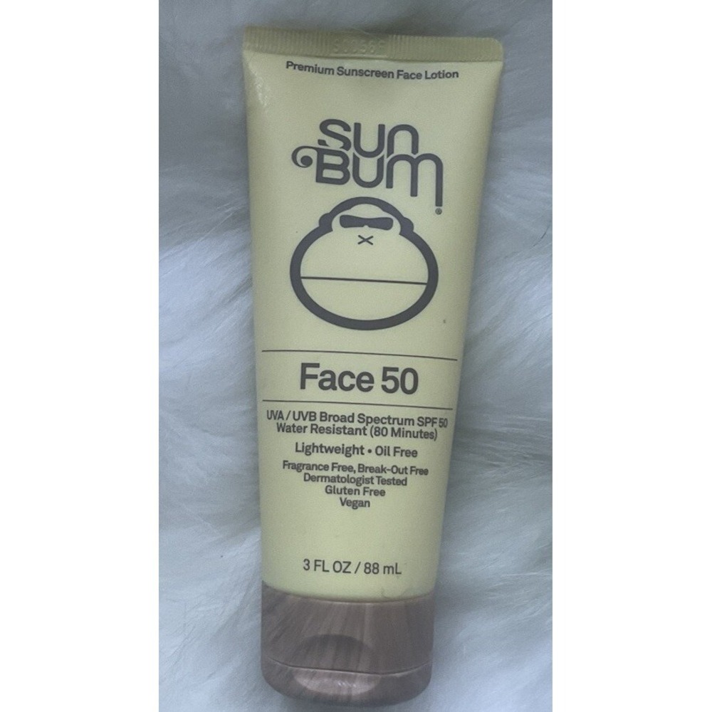 New! Sun Bum Face Sunscreen Sunblock SPF 50 88ml